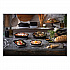 EarthChoice Versa2Go Microwaveable Container, 36 oz, 8.4 x 5.6 x 2, Black/Clear, Plastic, 150/Carton (NV2GRT3688B)