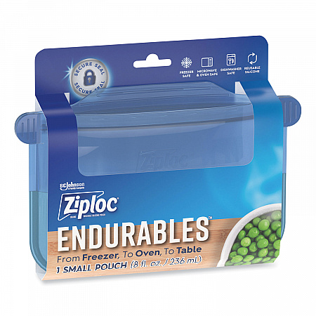 Endurables Silicone Pouches, Small, 8 oz, 7.4
