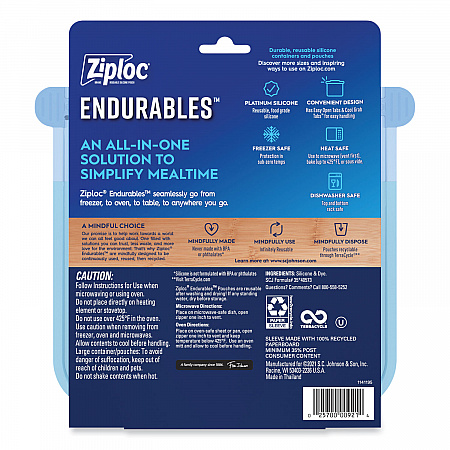 Endurables Silicone Pouches, Medium, 16 oz, 4.4