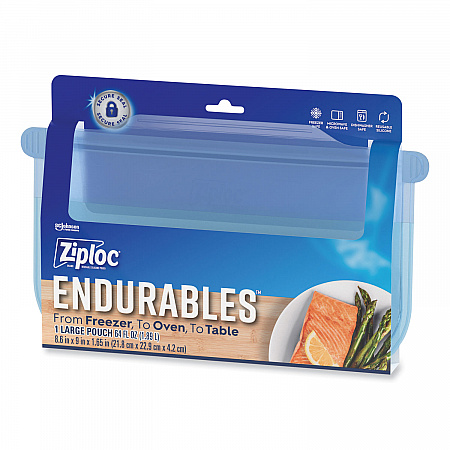 Endurables Silicone Pouches, Large, 64 oz, 8.6