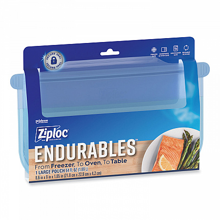 Endurables Silicone Pouches, Large, 64 oz, 8.6
