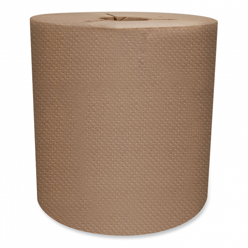 Morsoft Controlled Towels, Y-Notch, 1-Ply, 8" x 800 ft, Kraft, 6 Rolls/Carton (400RY)