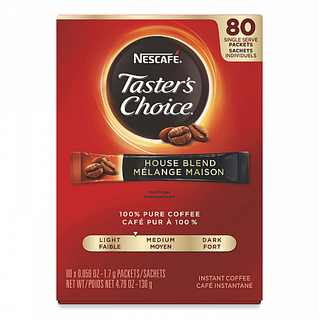 Taster's Choice Stick Pack, House Blend, 80/Box (15782)