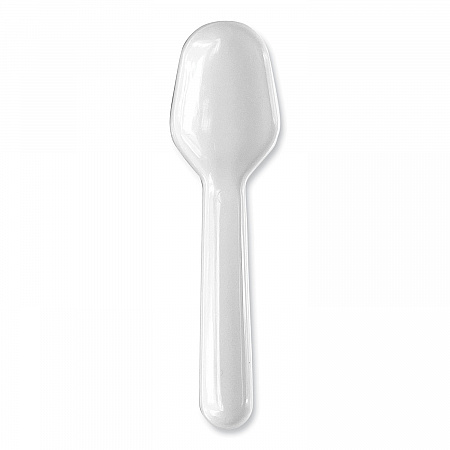 Mediumweight Polypropylene Cutlery, Tasting Spoon, White, 3,000/Carton (TASTERSPOON)