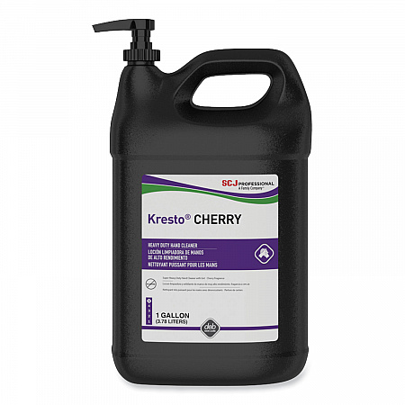Kresto Cherry Heavy Duty Hand Cleaner Manual Cartridge, Cherry Scent, 1 gal, 4/Carton (KCH1G)