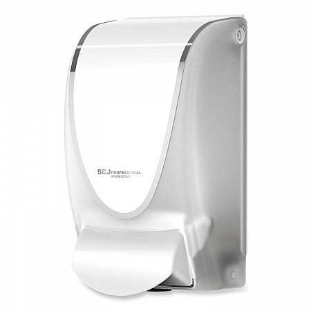 Transparent Manual Dispenser, 1 L, 4.92 x 4.6 x 9.25, White, 15/Carton (TPW1LDS)