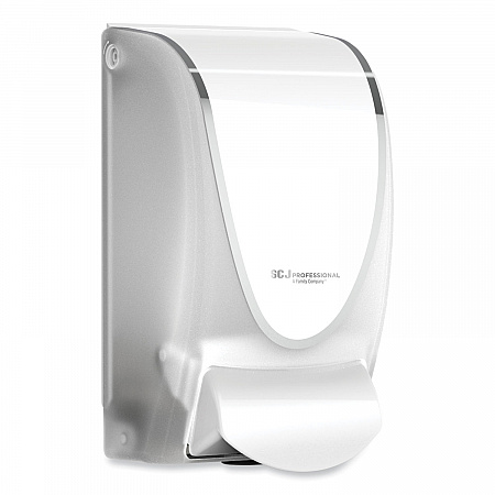 Transparent Manual Dispenser, 1 L, 4.92 x 4.6 x 9.25, White, 15/Carton (TPW1LDS)