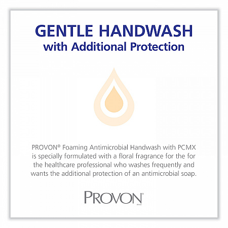 Foaming Antimicrobial Handwash with PCMX Refill, For LTX-12, Floral Scent, 1,200 mL, 2/Carton (194402)