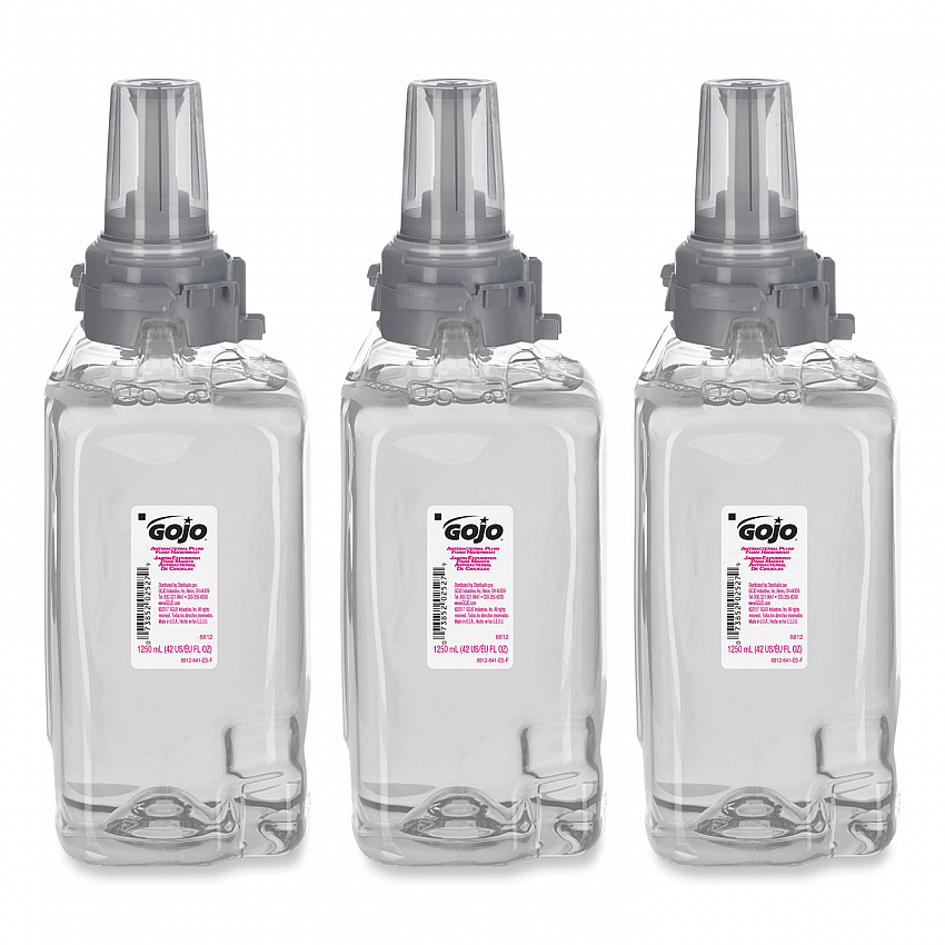 Antibacterial Foam Hand Wash Refill, For ADX-12 Dispenser, Plum Scent, 1,250 mL, 3/Carton (881203CT)