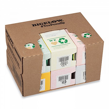 Assorted Herbal Tea Bags, Six Flavors, 28/Box, 168/Carton (17578)