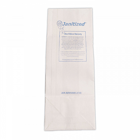 Vacuum Filter Bags Designed to Fit Advance VU500/Triple S Triumph, 100/Carton (ADVU500210)