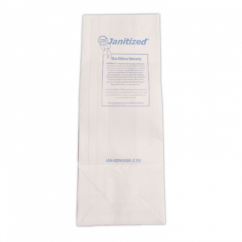 Vacuum Filter Bags Designed to Fit Advance VU500/Triple S Triumph, 100/Carton (ADVU500210)
