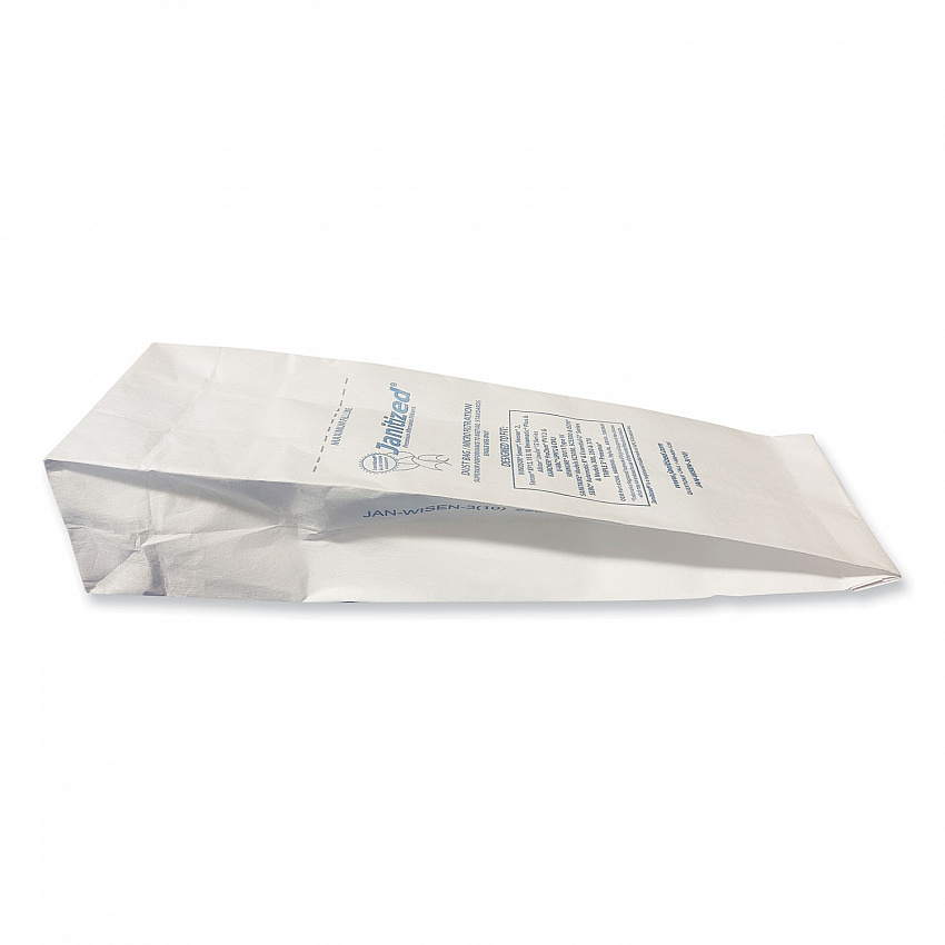 Vacuum Filter Bags Designed to Fit Windsor Sensor S/S2/XP/Versamatic Plus, 100/Carton (JANWISEN3)