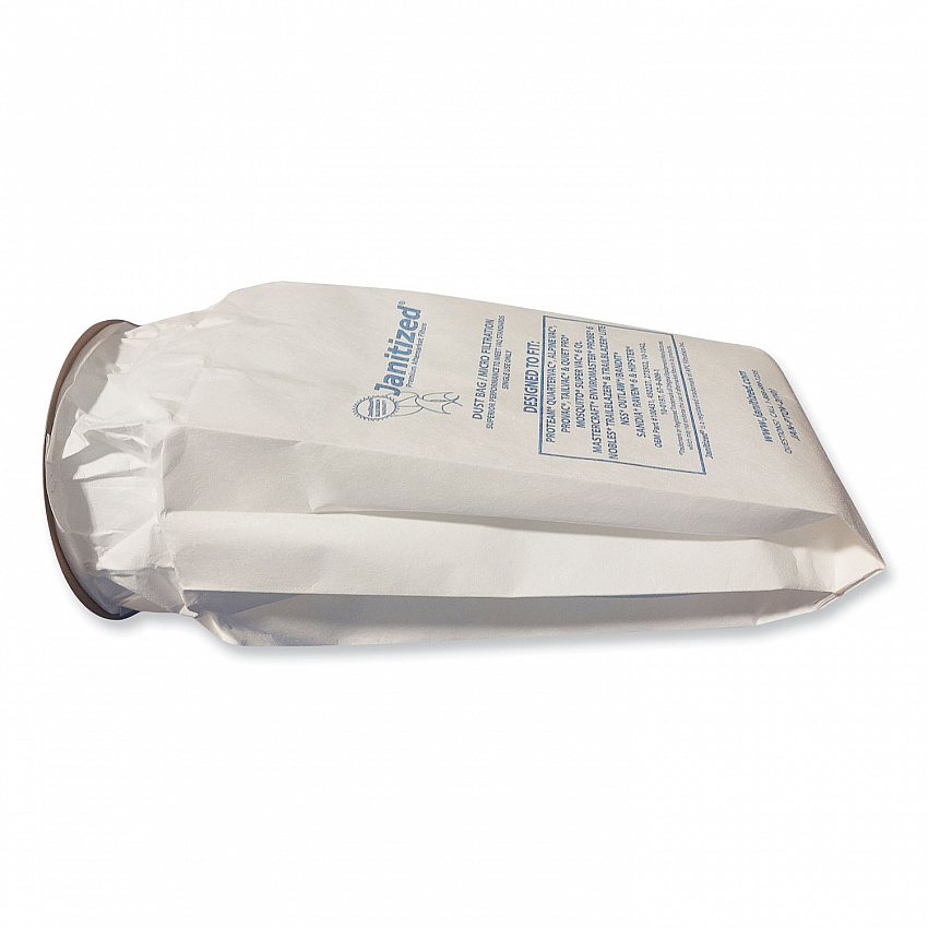 Vacuum Filter Bags Designed to Fit ProTeam 6 qt QuarterVac, 100/Carton (JANPTQV2)