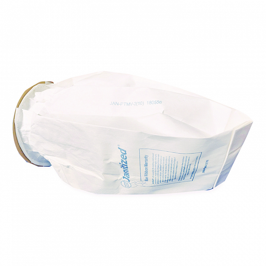 Vacuum Filter Bags Designed to Fit ProTeam 10 qt Super Coach/MegaVac, 100/Carton (JANPTMV2)