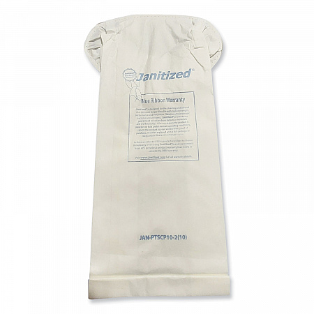 Vacuum Filter Bags Designed to Fit ProTeam Super Coach Pro 10, 100/Carton (JANPTSCP102)