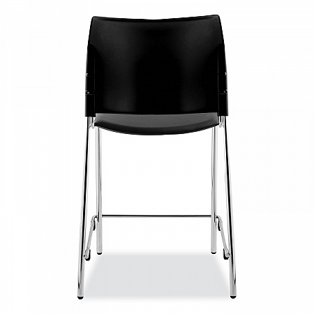 Cafetorium Counter Height Stool, Padded, Supports Up to 300 lb, 24