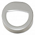 Open Top Round Waste Receptacle, 30 gal, Steel, Silver (9920SL)