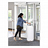 Open Top Dome Receptacle, 15 gal, Steel, White (9639WH)