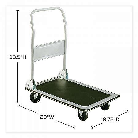 Tuff Truck Platform Truck, 400 lb Capacity, 29 x 18.75, Gray (4072)
