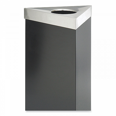 Trifecta Waste Receptacle Lid, No Inscription, 20w x 20d x 3h, Stainless Steel (9560BL)