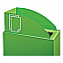 Mixx Recycling Center Lid, Topper Style, 9.87w x 19.87d x 0.62h, Green (9449GN)