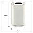 Open Top Round Waste Receptacle, 30 gal, Steel, White (9920WH)
