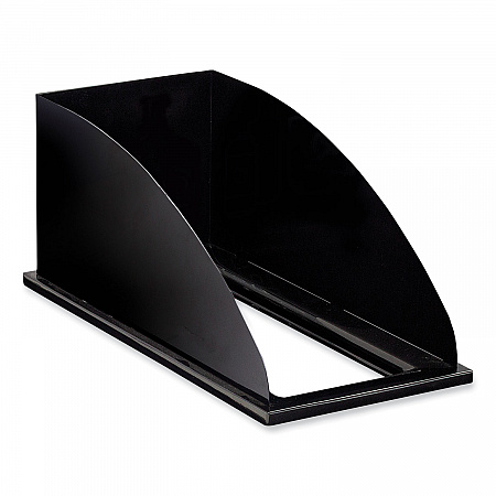 Mixx Recycling Center Lid, Topper Style, 9.87w x 19.87d x 0.62h, Black (9449BL)