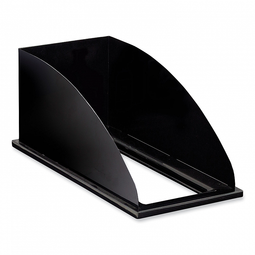 Mixx Recycling Center Lid, Topper Style, 9.87w x 19.87d x 0.62h, Black (9449BL)