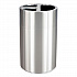 Triple Recycling Receptacle, 40 gal, Steel, Brushed Aluminum (9941SS)