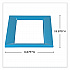 Mixx Recycling Center Lid, 9.87w x 19.87d x 0.62h, Blue (9450BU)
