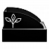Mixx Recycling Center Lid, Topper Style, 9.87w x 19.87d x 0.62h, Black (9449BL)