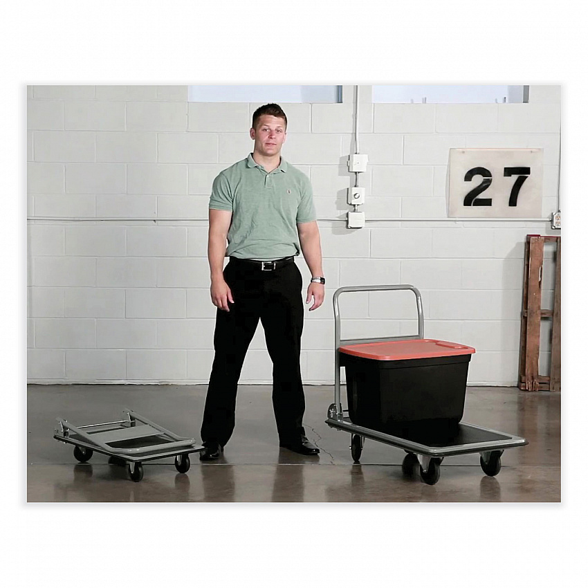 Tuff Truck Platform Truck, 500 lb Capacity, 36 x 24, Gray (4063)