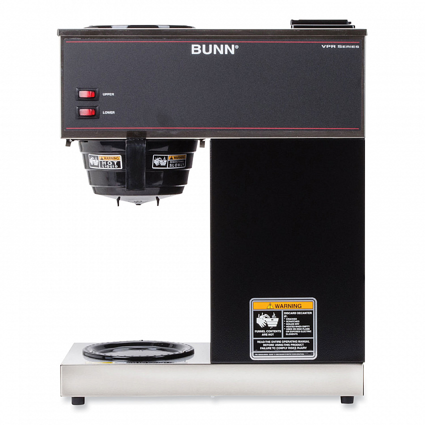 VPR 12-Cup Commercial Pourover Coffee Brewer, Gray/Stainless Steel (332000015)