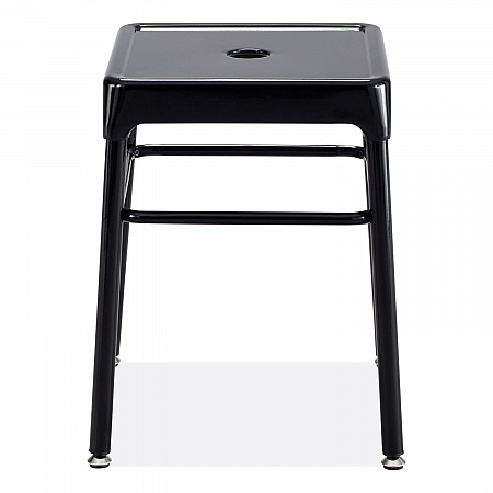 Steel GuestBistro Stool, Backless, Supports Up to 250 lb, 18
