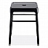 Steel GuestBistro Stool, Backless, Supports Up to 250 lb, 18
