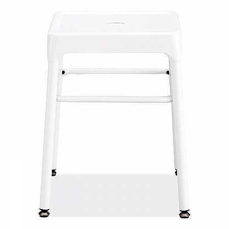 Steel GuestBistro Stool, Backless, Supports Up to 250 lb, 18