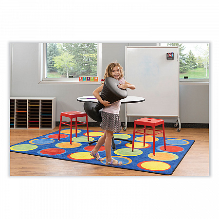 Steel GuestBistro Stool, Backless, Supports Up to 250 lb, 18