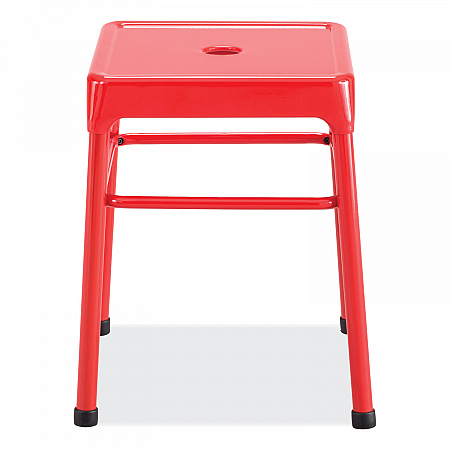 Steel GuestBistro Stool, Backless, Supports Up to 250 lb, 18