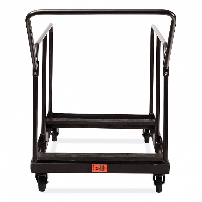 Folding Table Dolly For Round and Rectangular Tables, 660 lb Capacity, 31.25 x 27.75 x 47.5, Brown (DYMU)