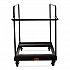 Folding Table Dolly for Round Tables, 660 lb Capacity, 40.5 x 28 x 61.5, Brown (DY71R)