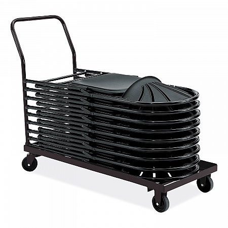 Dolly for 1100 Series Chairs, 1,100 lb Capacity, 39 x 19 x 46.5, Brown (DY1100)