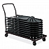 Dolly for 1100 Series Chairs, 1,100 lb Capacity, 39 x 19 x 46.5, Brown (DY1100)