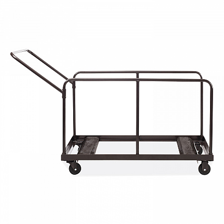 Folding Table Dolly For Round and Rectangular Tables, 660 lb Capacity, 31.25 x 27.75 x 47.5, Brown (DYMU)