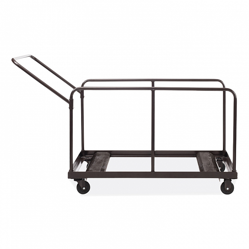 Folding Table Dolly For Round and Rectangular Tables, 660 lb Capacity, 31.25 x 27.75 x 47.5, Brown (DYMU)