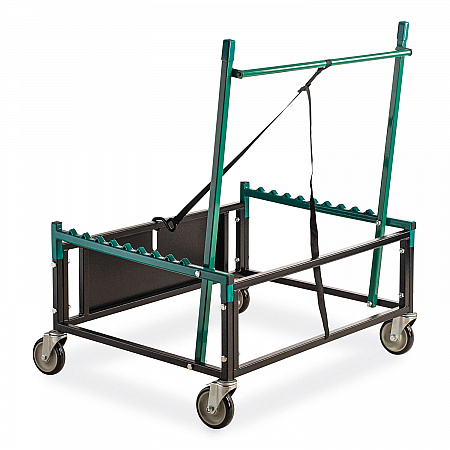 Table Assist Dolly, 1,000 lb Capacity, 38 x 30 x 44.5, Black/Green (TAD)