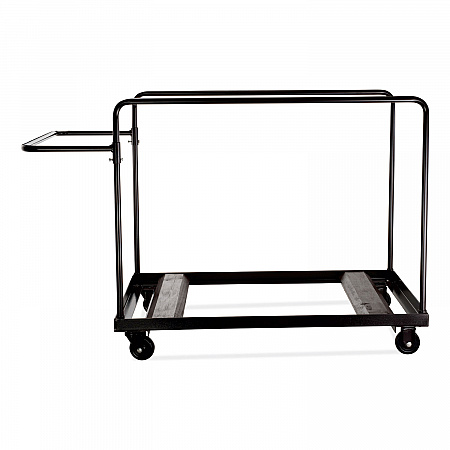 Folding Table Dolly for Round Tables, 660 lb Capacity, 40.5 x 28 x 61.5, Brown (DY71R)