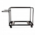 Folding Table Dolly for Round Tables, 660 lb Capacity, 40.5 x 28 x 61.5, Brown (DY71R)