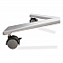 Cafe Time Adjustable-Height Table, Square, 36w x 36d x 30 to 42h, Charcoal Slate (CTT3042)