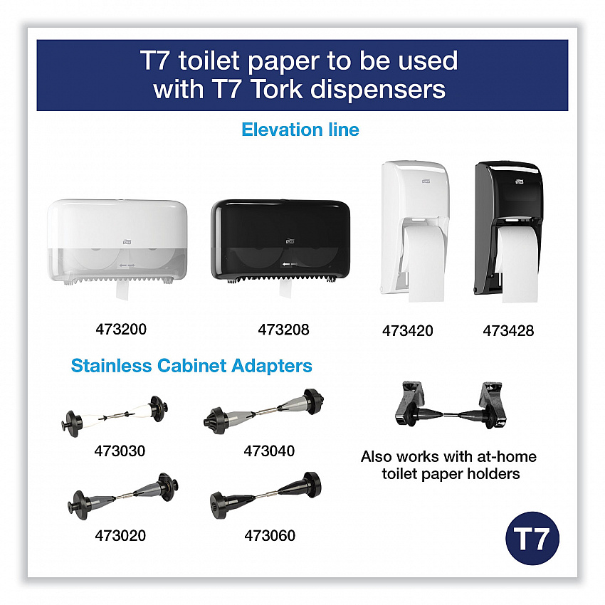 Coreless High Capacity Bath Tissue, 2-Ply, White, 750 Sheets/Roll, 36 Rolls/Carton (472884)